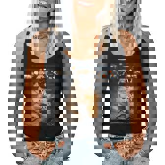 Pug Drinking Iced Coffee Cute Dog Meme Humor Women Tank Top | Seseable CA