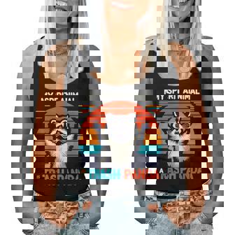 Raccoon My Spirit Animal Is A Trash Panda Panda Women Tank Top | Mazezy