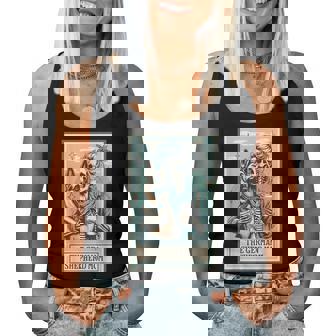 Skeleton German Shepherd Mom Tarot Card Mother's Day Women Tank Top | Seseable CA