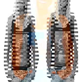 Smoking Cat Meme For Women Women Tank Top | Seseable CA