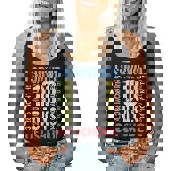 I Survived 100 Days Of School Boys Girls Teachers Women Tank Top | Seseable CA