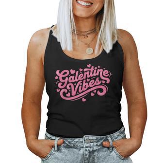 Galentines Vibes Happy Galentine's Day Girls Women Tank Top - Thegiftio UK