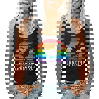 Gay Dino Lickalottapus Rainbow Pride Flag Trex Lgbtq Men Women Tank Top - Thegiftio