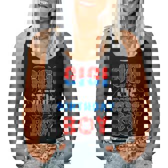 Gigi Of The Birthday Boy Family Spider Web Birthday Party Women Tank Top | Mazezy