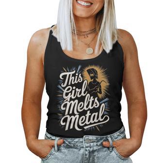 This Girl Female Welder Girl Welding Women Tank Top | Mazezy