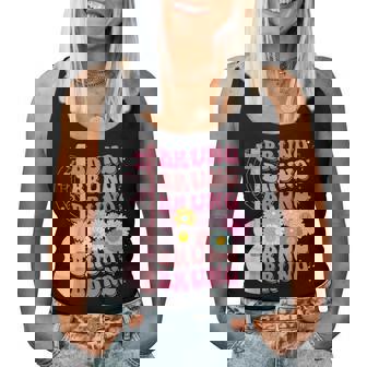 Girl Retro Bruno First Name Personalized Groovy 80'S Women Tank Top - Thegiftio