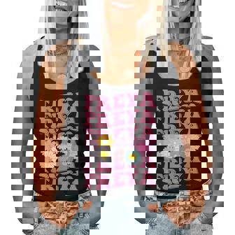 Girl Retro Freya First Name Personalized Groovy 80'S Women Tank Top - Monsterry