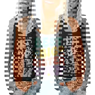 Girls Baby Announcements Cute Big Sister Women Tank Top - Thegiftio