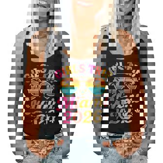 Girls Trip Miami 2026 Retro Squad Vacation Outfit Women Tank Top | Seseable UK