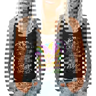 Girls Trip New Orleans 2026 Girl Mardi Gras Mask Beads Women Tank Top | Seseable UK