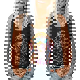 Goldendoodle Sunglasses Dog Mum Doodle Dad Women Tank Top - Thegiftio