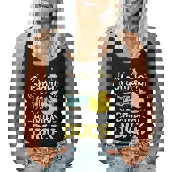 Grandma Of The Birthday Duck Boy Rubber Duck Bday Family Women Tank Top | Mazezy