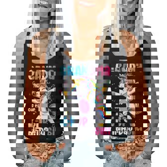 Grandma Of The K-Pop Birthday Princess Birthday Girl Women Tank Top - Thegiftio