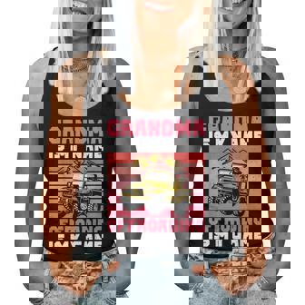 Grandma Is My Name Offroading Is My Game Offroad Women Tank Top | Mazezy