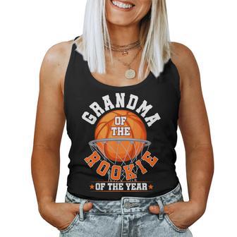 Grandma Of Rookie 1St Birthday Basketball Family Matching Women Tank Top - Monsterry