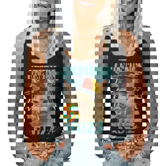 Greetings Huzz Cat Silly Cat Meme Graphic Women Tank Top - Thegiftio