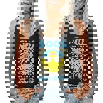 Groovy Cool Big Bro Club Retro Big Brother Family Matching Women Tank Top - Thegiftio