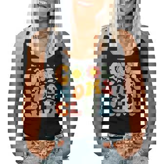 Groovy Cool Moms Club Daisy Flowermile Face Fête Des Mères Débardeur pour femme - Cadeauxyz