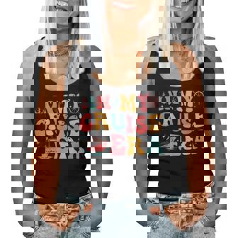 Groovy In My Cruise Era Family Cruise Crew Cruise 2024 Women Tank Top - Thegiftio