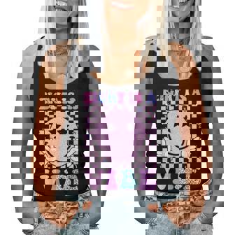 Groovy Eight Is A Vibe 8Th Birthday Boys Girls 8 Years Old Women Tank Top | Mazezy