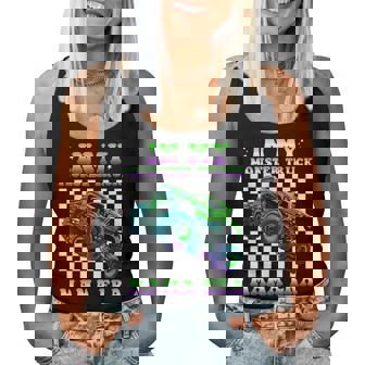 Groovy In My Monster Truck Mama Era Monster Truck Mom Women Tank Top - Monsterry