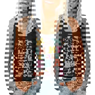 Groovy In My Vet Tech Era Monogrammed Veterinarian Grad Women Tank Top | Seseable CA