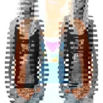 Halloween Overalls Farmer Costume For And Adults Women Tank Top | Seseable CA