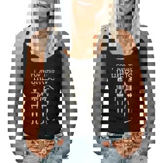 Halloween Skeleton Found Humerus Costume Men Women Tank Top - Monsterry