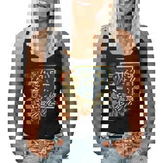 Halloween Teacher Six Seven Meme 6 7 Skeleton Spooky Costume Women Tank Top | Seseable UK