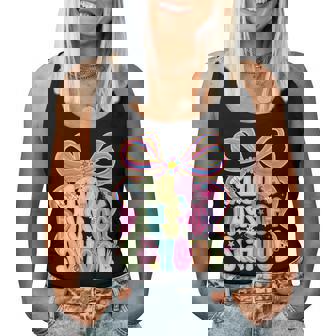 Happy 100 Days Of School Coquette Bow Girl Teacher Women Tank Top - Monsterry