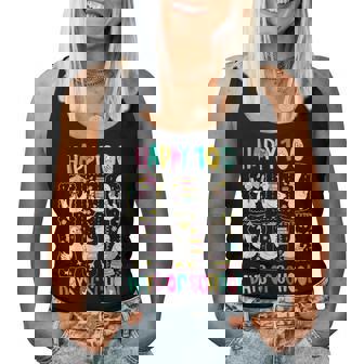 Happy 100 Days Of School Student Teacher Goose Silly Women Tank Top | Seseable FR