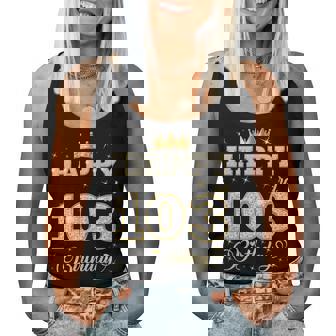 Happy 103Rd Birthday 103歳 女性 男性 誕生日パーティー 長袖tシャツ レディースタンクトップ - Kawaiitshirt