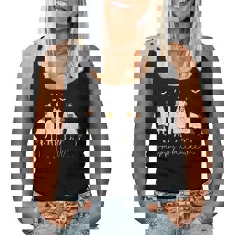 Happy Halloween Horse Ghost 2025 Women Tank Top - Thegiftio