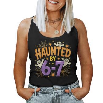 Haunted By 67 Halloween Women Tank Top - Thegiftio UK
