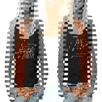 Make Heaven Crowded Cross Minimalist Christian Religious Women Tank Top - Monsterry