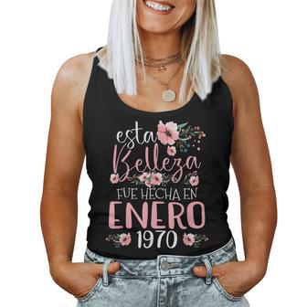 Hecha En Enero 1970 Regalo 56 Años Cumpleaños Camiseta sin mangas para mujer - Regaloses