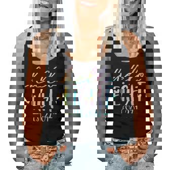 Hello Eight Est 2017 8 Years Old 8Th Birthday Girls Boys Women Tank Top - Seseable