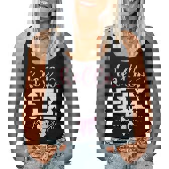 Hello Six Est 2020 6Th Birthday Girl Turning 6 Women Tank Top | Seseable UK