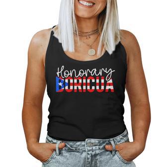 Honorary Boricua Puerto Rico Flag Boricua Husband Wife Women Tank Top - Thegiftio UK