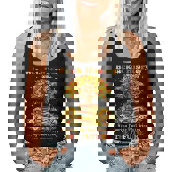 Honoring Teachers Black History Month Tribute Women Tank Top - Seseable