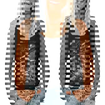 Hot Girl On 男性用 セクシー ブーティー ガール カーショー 1 Bw レディースタンクトップ - Kawaiitshirt