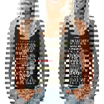 My Husband My Soldier My Pride My World Proud Army Wife Women Tank Top | Seseable CA