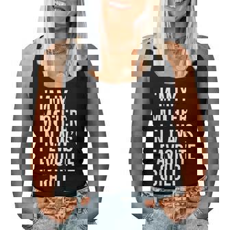 I'm My Mother In Law's Favorite Child Son In Law Women Tank Top | Seseable FR