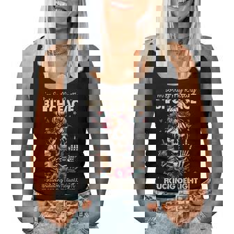 I'm Sorry My Resting BTch Face Is Intimidating Messy Bun Women Tank Top | Seseable CA