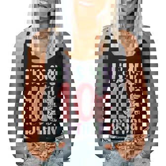 It's My 10Th Birthday Bubble Boba Tea Party 10 Year Old Girl Women Tank Top - Thegiftio