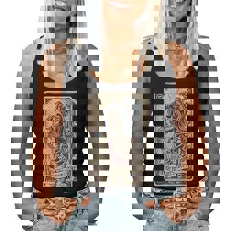 It's My 35Th The Birthday Girl Tarot Card Skeleton Women Tank Top | Mazezy