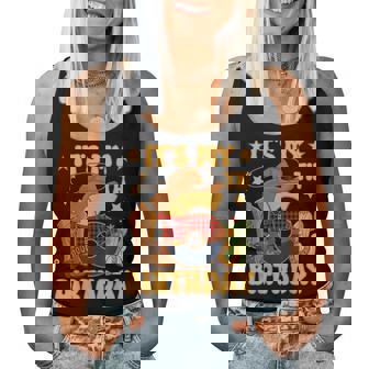 It's My 6Th Birthday Cowboy Rodeo Horse 6 Year Old Bday Boy Women Tank Top | Mazezy