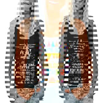 It's My 7Th Golden Birthday Girl 7 Years Old Birthday Boy Women Tank Top | Mazezy