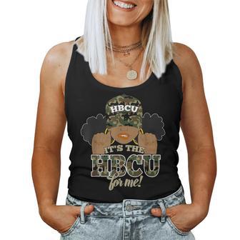 It's The Hbcu For Me Camo Afro Puffs Woman Women Tank Top - Thegiftio