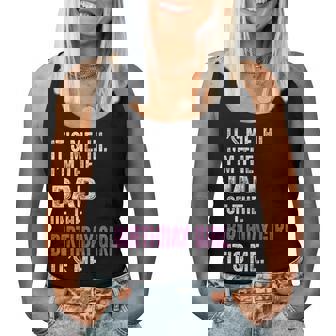 It's Me Hi I'm The Dad Of The Birthday Girl Its Me Party Women Tank Top - Thegiftio